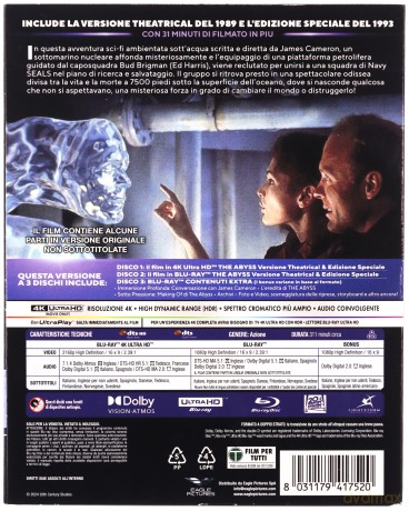 The Abyss (Otchłań) [Blu-Ray 4K]+[Blu-Ray]