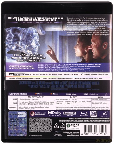 The Abyss (Otchłań) [Blu-Ray 4K]+[Blu-Ray]