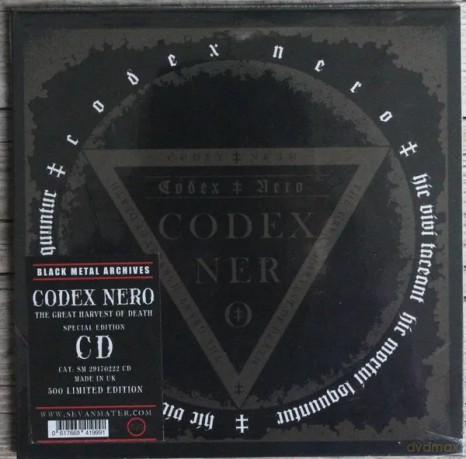 Codex Nero: The Great Harvest Of Death [CD]