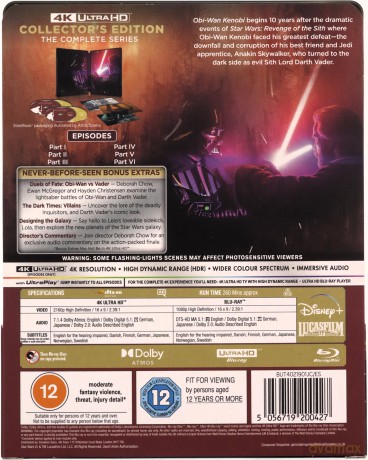 Obi-Wan Kenobi (steelbook) [2xBlu-Ray 4K]+[2xBlu-Ray]