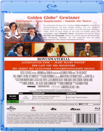 The Holdovers (Przesilenie zimowe) [Blu-Ray]
