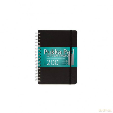 Kołozeszyt Pukka Pad A5 Soft Cover czarny