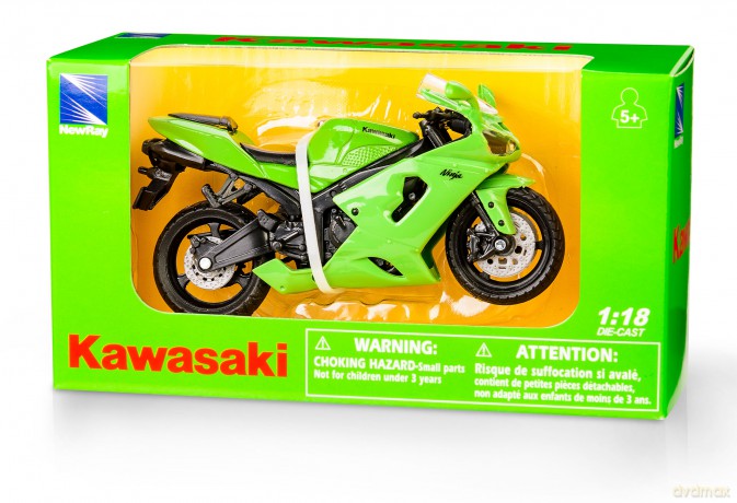 Motocykl Ninja ZX-6RR w skali 1:18