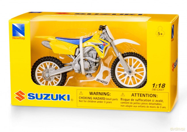 Motocykl Suzuki RM-Z450 w skali 1:18