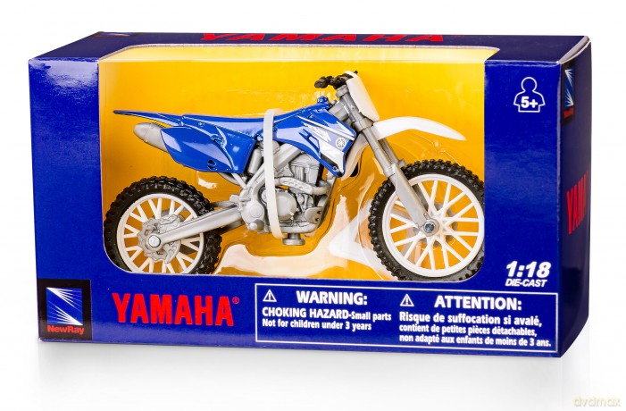 Motocykl Yamaha YZ 450F w skali 1:18