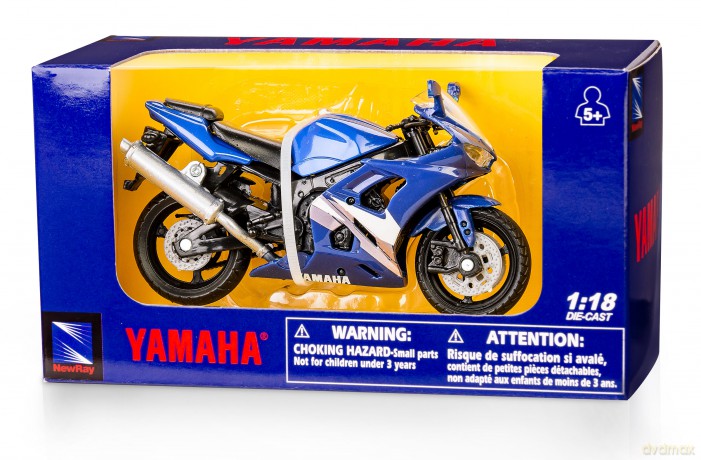 Motocykl Yamaha YZF-R6 w skali 1:18
