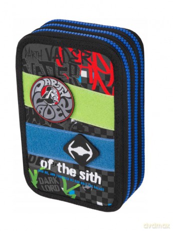 Piórnik 3-komorowy z wyposażeniem Coolpack Disney Core Jumper 3 Star Wars