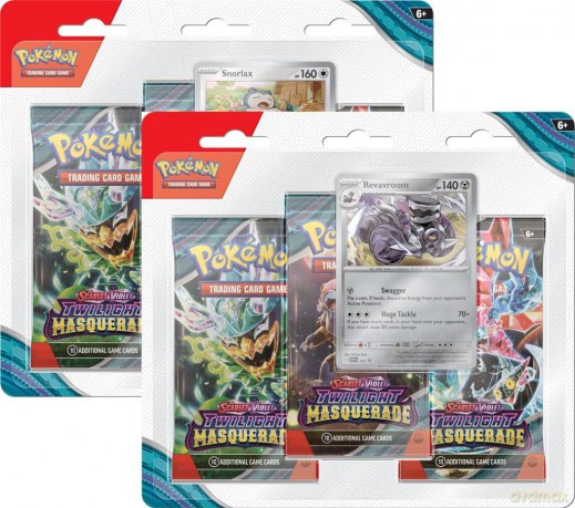 Pokemon TCG: SV 06 3-pack MIX [KARTY]
