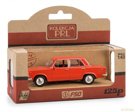 PRL Fiat 125P czerwony