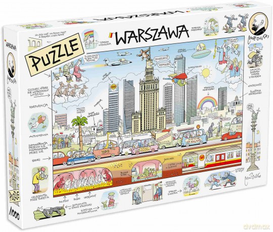 Puzzle 1000 el. Warszawa [PUZZLE]