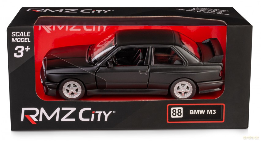 RMZ City BMW M3 E30 (1986-1991) Matte czarny w skali 1:35