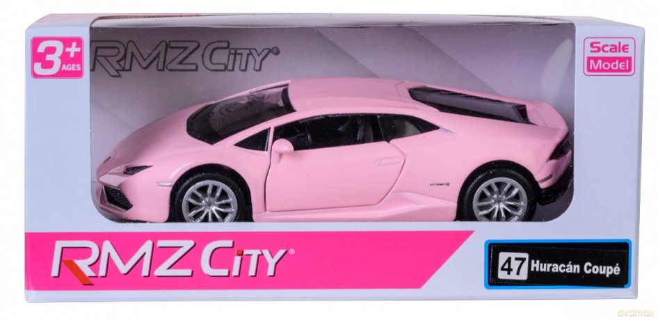 RMZ City Lamborghini Huracán LP610-4 różowy w skali 1:36