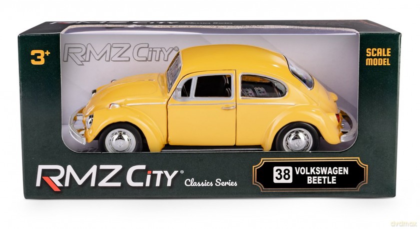 RMZ City Volkswagen Beetle 1967 żółty w skali 1:32