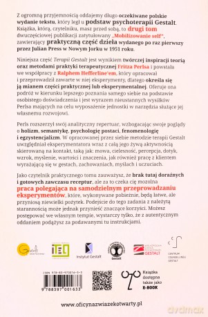 Terapia Gestalt. Pobudzenie i wzrost w osobowości człowieka. Mobilizowanie self (Tom 2) [KSIĄŻKA]