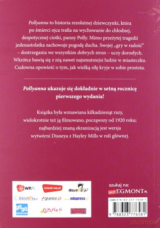 Pollyanna - Eleanor H. Porter [KSIĄŻKA]