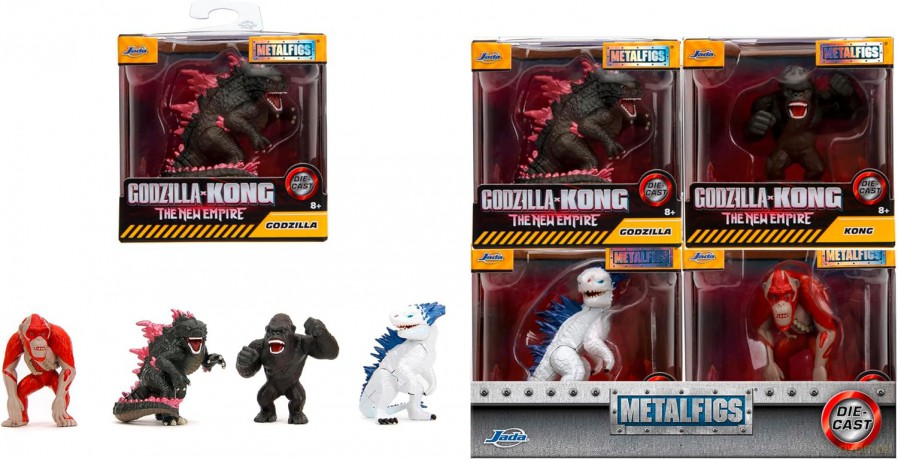 Figurka metalowa Godzilla 6,5 cm 4 rodzaje [FIGURKA]