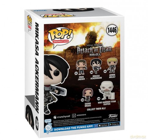 Attack on Titan POP! Animation Vinyl Figur Mikasa [FIGURKA]