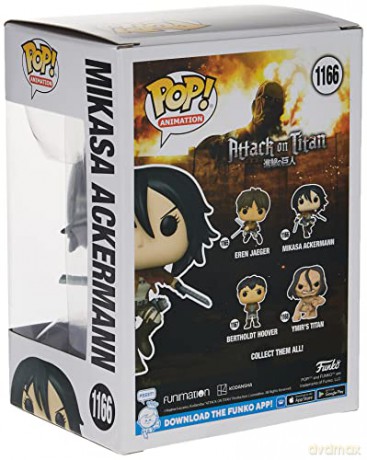 Attack On Titan: Funko Pop! Animation - Mikasa Ackerman (w/swords) (vinyl Figure 1166) [FIGURKA]
