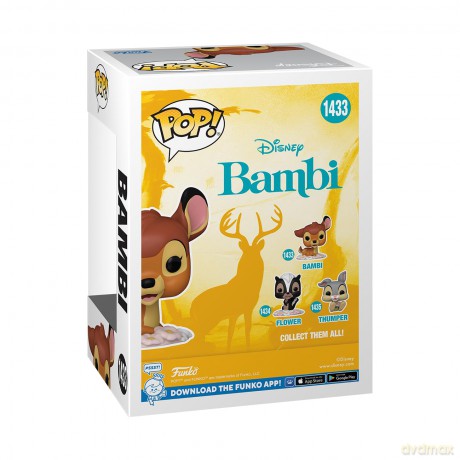 Bambi 80th Anniversary POP! Disney Vinyl Figur Bam [FIGURKA]
