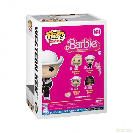 Barbie POP! Movies Vinyl Figur Cowboy Ken 9 cm [FIGURKA]