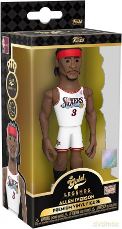 Basketball: Funko Gold - Nba - 76ers- Allen Iverson (5) (premium Vinyl Figure) [FIGURKA]