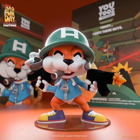 Conkers Bad Fur Day Vinyl Figur Soldier Cronker 1 [FIGURKA]