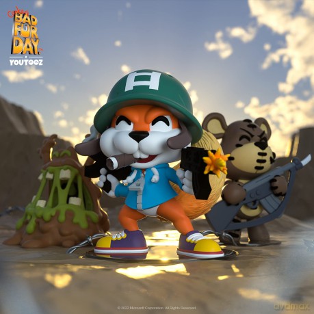 Conkers Bad Fur Day Vinyl Figur Soldier Cronker 1 [FIGURKA]