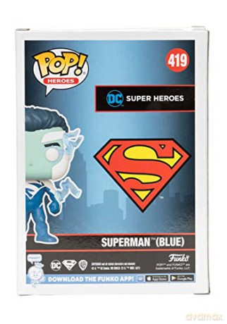 DC Comics POP! Vinyl Figur Superman (Blue) (NYCC/F [FIGURKA]