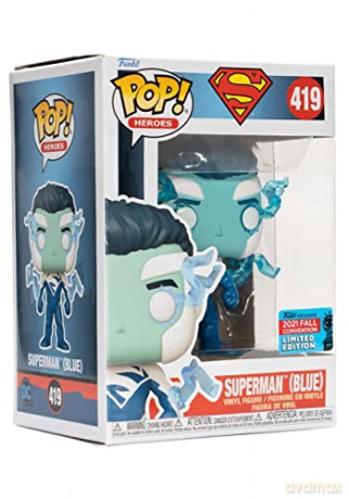DC Comics POP! Vinyl Figur Superman (Blue) (NYCC/F [FIGURKA]