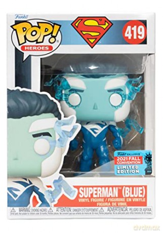 DC Comics POP! Vinyl Figur Superman (Blue) (NYCC/F [FIGURKA]