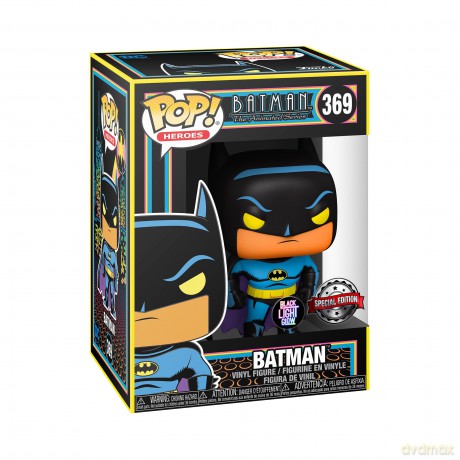Dc Comics: Funko Pop! Heroes - Batman Animated - Batman (black Light Glow) (vinyl Figure 369) [FIGURKA]