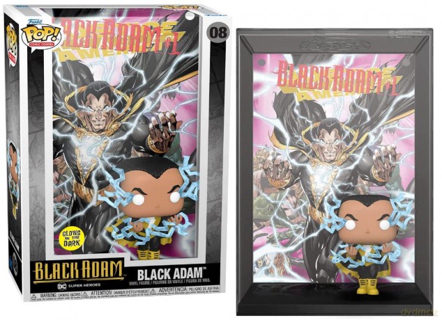 DC POP! Comic Cover Vinyl Figur Black Adam (Glow-i [FIGURKA]