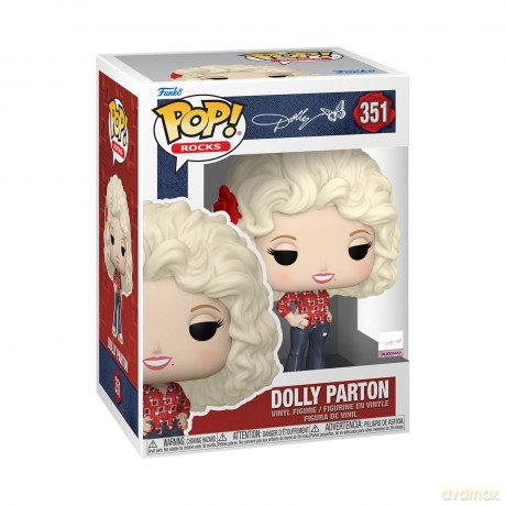 Dolly Parton POP! Rocks Vinyl Figur 77 tour 9 cm [FIGURKA]