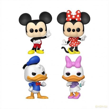 Funko Disney 100 Mickey Friends 4PK Mickey Minnie Donald Daisy POP Vinyl Figures [FIGURKA]