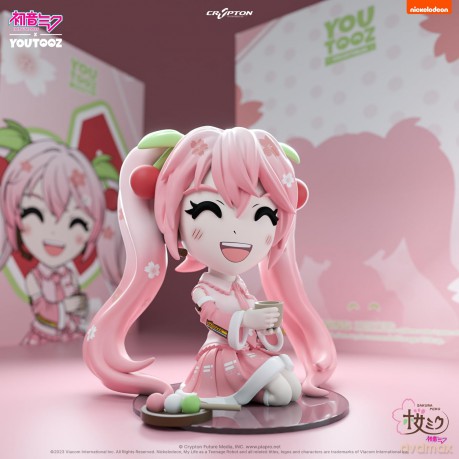 Hatsune Miku Vinyl Figur Sakura Miku 9 cm [FIGURKA]