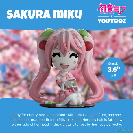 Hatsune Miku Vinyl Figur Sakura Miku 9 cm [FIGURKA]