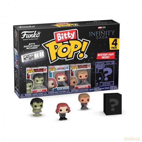 Marvel Bitty POP! Vinyl Figuren 4er-Pack Hulk 2,5 [FIGURKA]