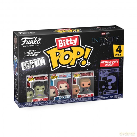 Marvel Bitty POP! Vinyl Figuren 4er-Pack Hulk 2,5 [FIGURKA]