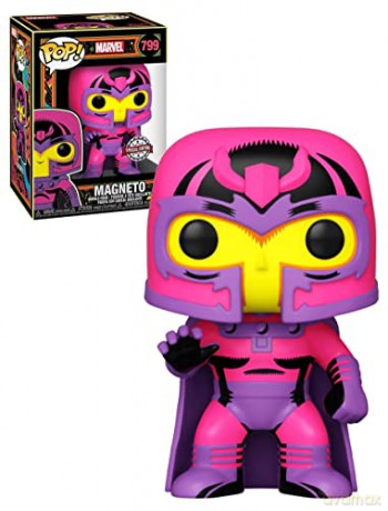 Marvel POP! Vinyl Figur Black Light- Magneto Exclu [FIGURKA]