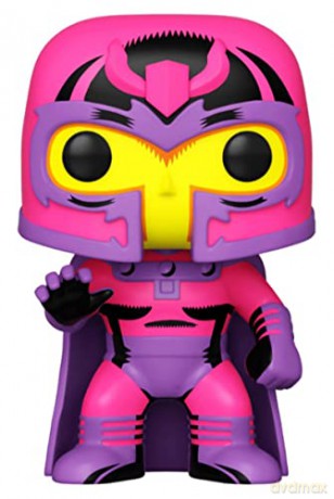 Marvel POP! Vinyl Figur Black Light- Magneto Exclu [FIGURKA]