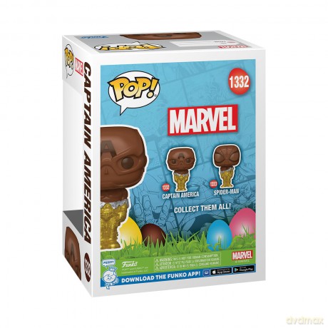 Marvel POP! Vinyl Figur Easter Chocolate Captain A [FIGURKA]