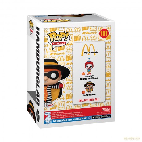 McDonalds POP! Ad Icons Vinyl Figur Hamburgler 9 c [FIGURKA]