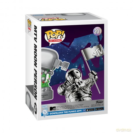 MTV 40th POP! Ad Icons Vinyl Figur Moon Person 9 c [FIGURKA]