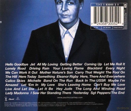 Paul Mccartney: Back In The World [2CD]