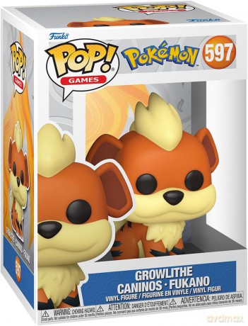 Pokemon POP! Games Vinyl Figur Growlithe (EMEA) 9 [FIGURKA]