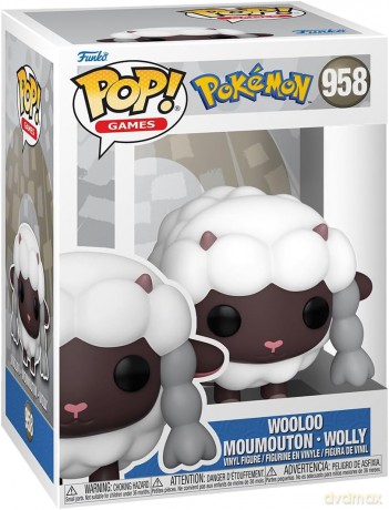Pokemon POP! Games Vinyl Figur Wooloo (EMEA) 9 cm [FIGURKA]