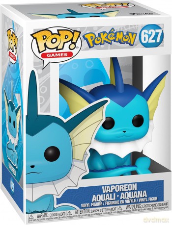 Pokemon: Funko Pop! Games - Vaporeon (vinyl Figure 627) [FIGURKA]