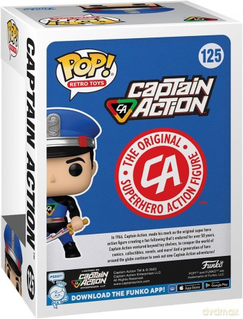 Retro Toys Heroes POP! Vinyl Figur Captain Action [FIGURKA]