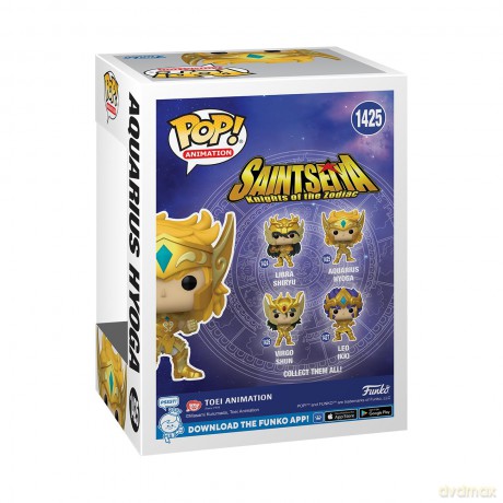 Saint Seiya: Funko Pop! Animation - Gold Aquarius Hyoga (vinyl Figure 1425) [FIGURKA]