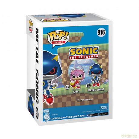 Sonic the Hedgehog POP! Games Vinyl Figur Metal So [FIGURKA]